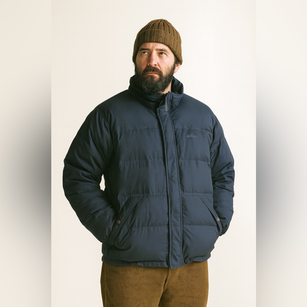 Eddie Bauer Blue Puffer Premium Goose Down Jacket Sz. XL
